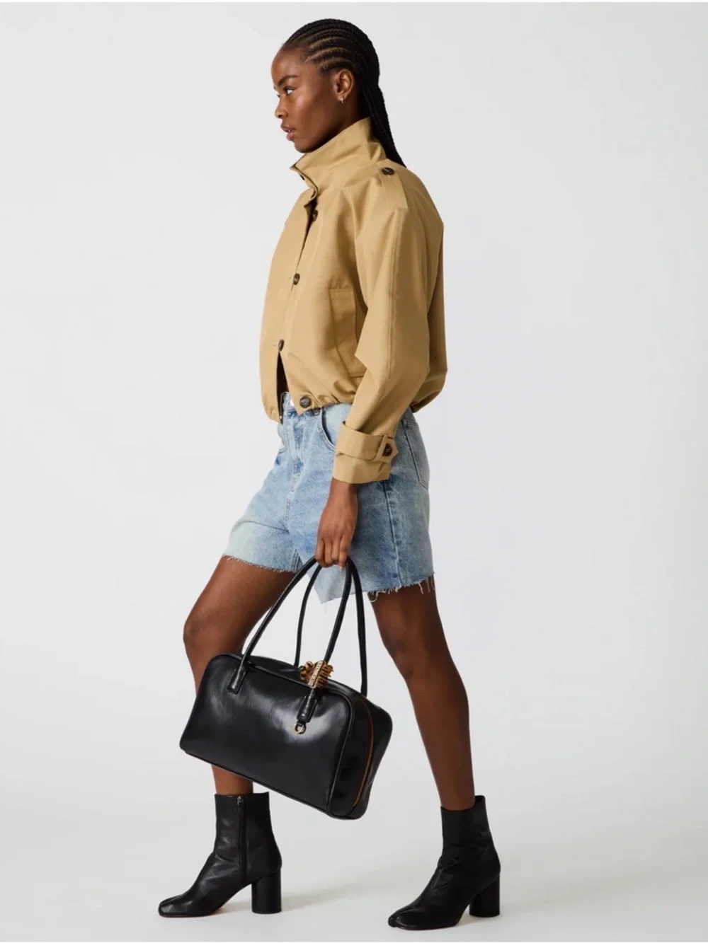 Steve Madden BNIB Black Leather Bag - Picture 7 of 12
